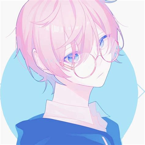 Anime Boy With Pink Hair And Glasses - Best Hairstyles Ideas for Women and Men in 2023