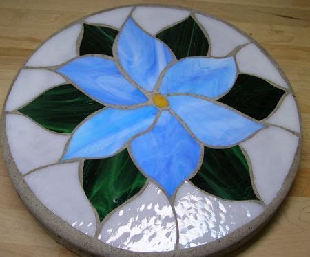 Class Description | Stained glass mosaic tile, Stained glass flowers, Stained glass crafts