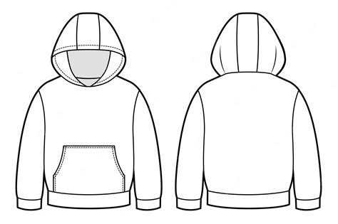 Anime Hoodie Coloring Page Easy Drawing Guides, 51% OFF