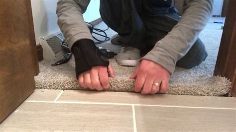 How To Install A Threshold Between Carpet And Tile | www.resnooze.com