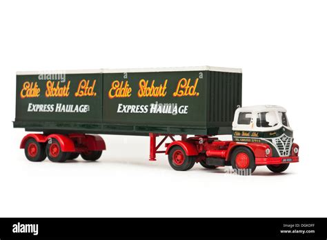 Eddie Stobart Ltd replica model truck by Corgi Stock Photo: 61893315 ...