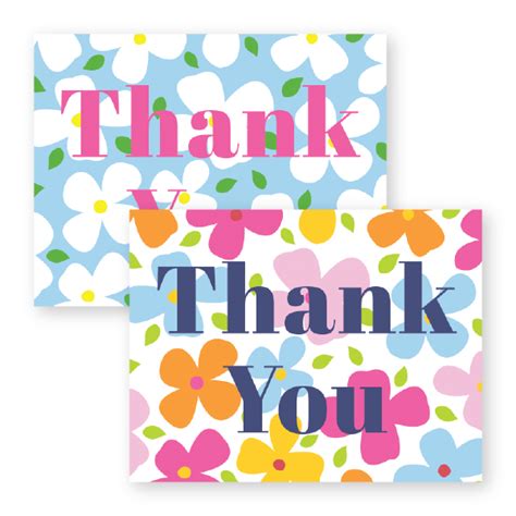 Thank You (Floral) Stationery | Donovan Designs