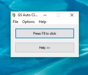 GS Auto Clicker 3.1 - Download for PC Free