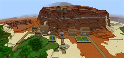 -24517192: Rare Mesa Village | Minecraft PE Seeds