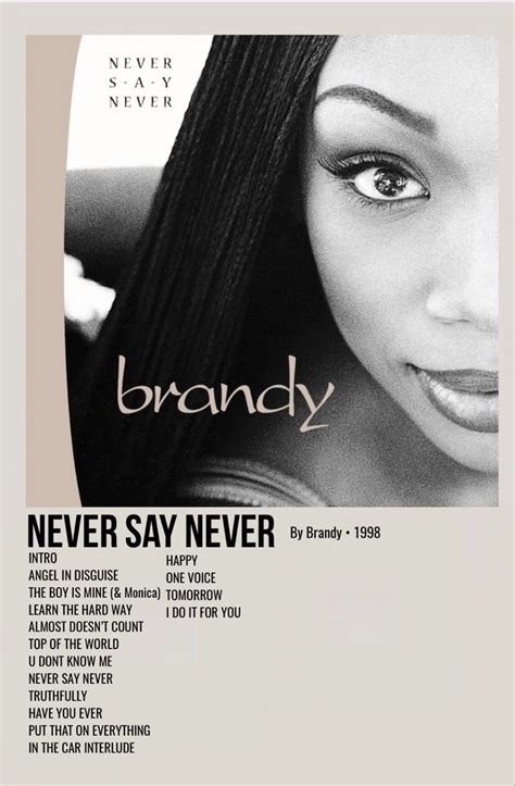 never say never | Music cover photos, Music album covers, Music poster ...