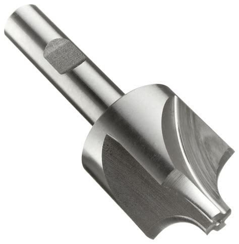 Niagara Cutter N14330 High Speed Steel Corner Rounding End Mill, Weldon Shank, Uncoated (Bright ...