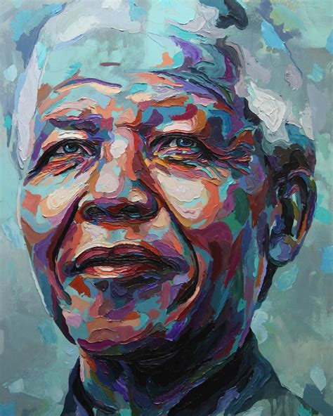 Joshua Miels on Instagram: “I Was thrilled to be asked to paint Nelson Mandela for a private ...