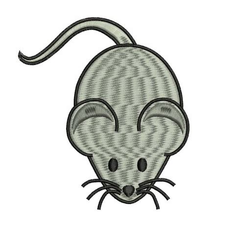 Mouse Embroidery design | Embroidery designs, Animal embroidery, Animal ...