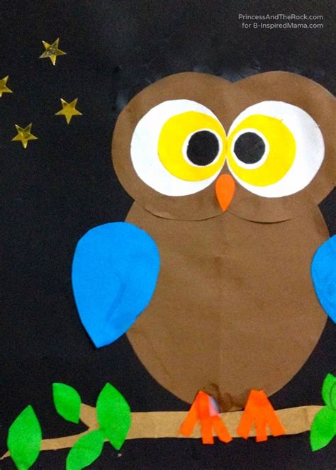 A Shape-ly Owl Craft for Kids • B-Inspired Mama