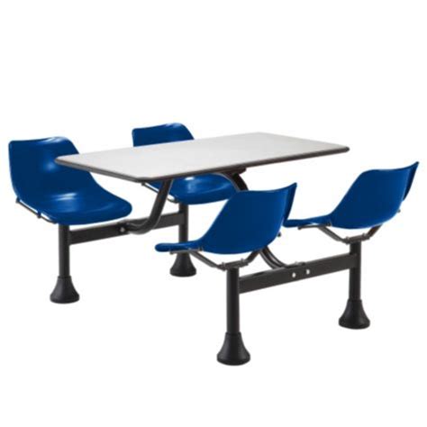 65 W x 48 D Cluster Lunchroom Table with Chair | OfficeFurniture.com