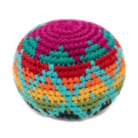 Colorful Hacky Sack | Llaveros amigurumi, Manualidades, Atrapasueños de tapetito