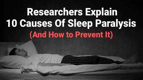 Researchers Explain 10 Causes Of Sleep Paralysis (And How to Prevent It)