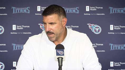 Titans Coach Mike Vrabel: A Fast Start Allows You More Flexibility