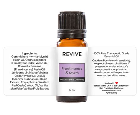 Frankincense & Myrrh Essential Oil Blend | REVIVE Essential Oils