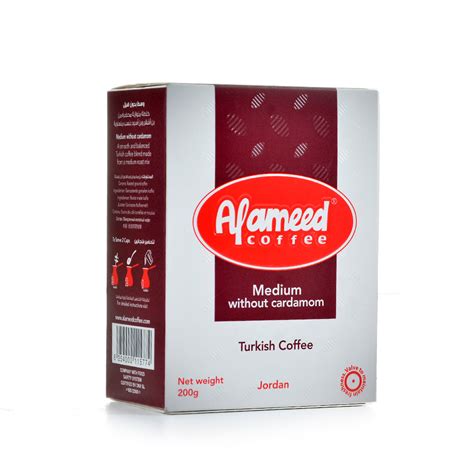 Al Ameed Coffee Medium Turkish Coffee without Cardamom | Buy Al Ameed ...