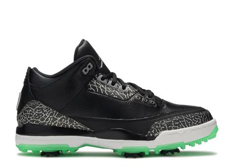 Air Jordan 3 Retro Golf 'Green Glow' - Air Jordan - AJ3783 001 - black ...