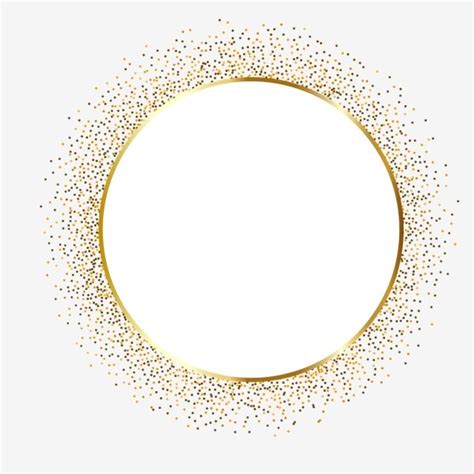 Transparent Background Gold Circle Frame Png - Juvxxi