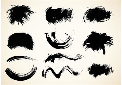 Free Chinese Calligraphy Brush Vector Pack 86519 Vector Art at Vecteezy