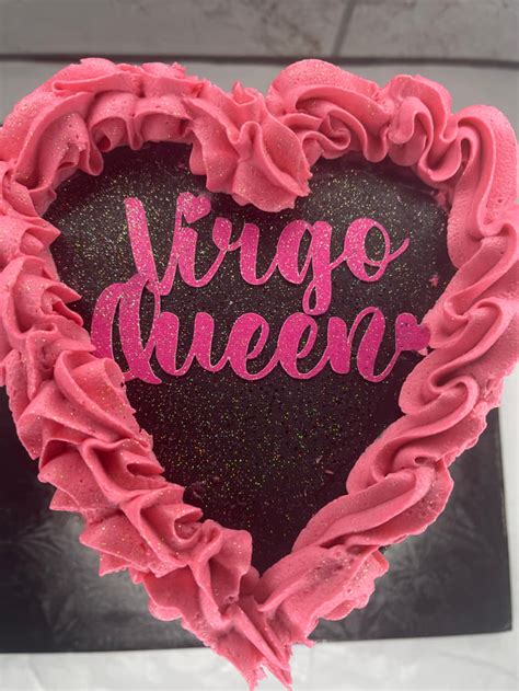 Horoscope Heart Shaped Cake | Kouture Cakes NYC