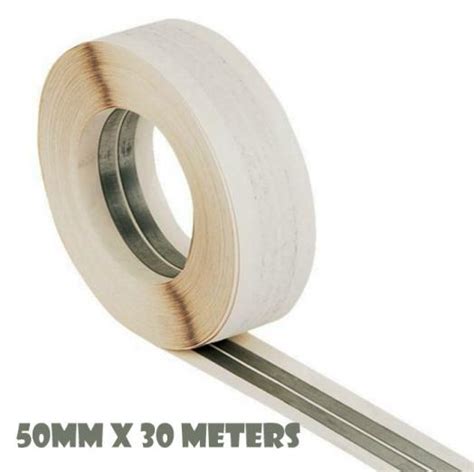 PLASTERBOARD CORNER TAPE ROLL METAL STRIPS PLASTERING CORNERS 50MMx30M P107 | eBay