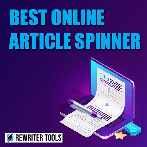 Best Free online Article Spinner Tool | Word spinner, Articles, Different sentences