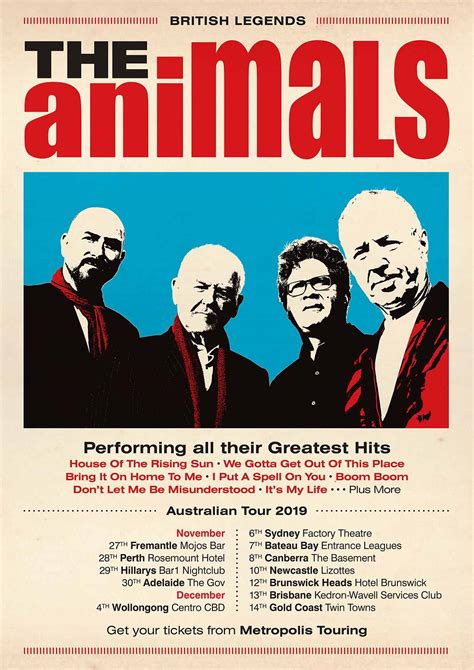 THE ANIMALS Return Performing All Their Greatest Hits! – Rock Club 40