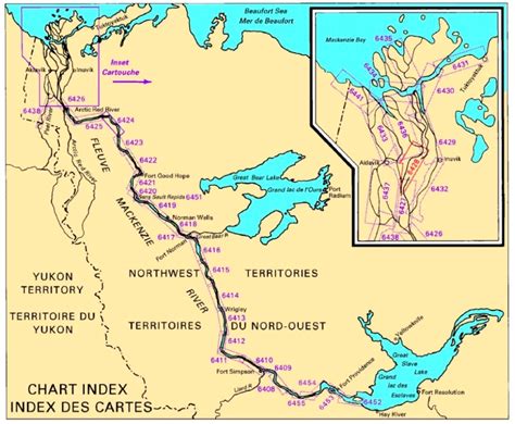 Mackenzie River Canada Map - North America map