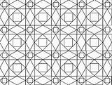 Crazy Quilt Block Pattern Sketch Coloring Page sketch template