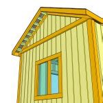 Shed roof overhang | MyOutdoorPlans