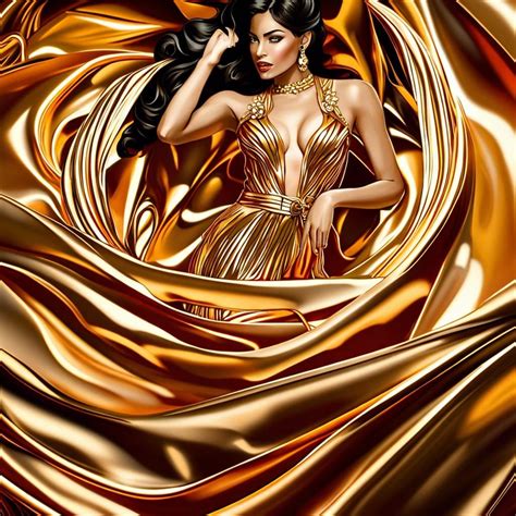 Lady in Gold if Gustav had been a Graphic Novelist - AI Generated Artwork - NightCafe Creator