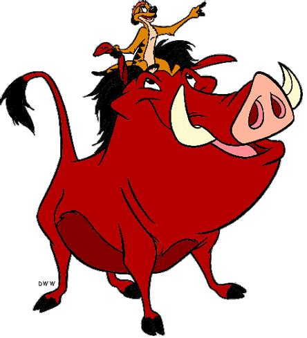 timon and pumbaa clipart - Clip Art Library