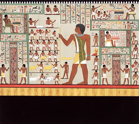 Ancient Egyptian Hieroglyphs Painting by Gareth Johnson | Fine Art America