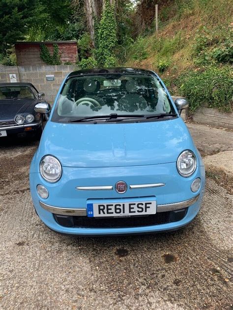 Baby blue FIAT 500 | in Farnham, Surrey | Gumtree