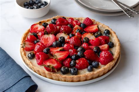 Vanilla Custard Fresh Fruit Tart Recipe