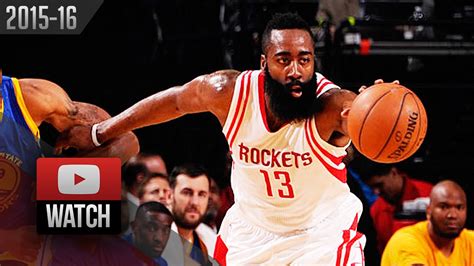 James Harden Full Highlights vs Warriors 2016 Playoffs R1G3 - 35 Pts, 9 ...