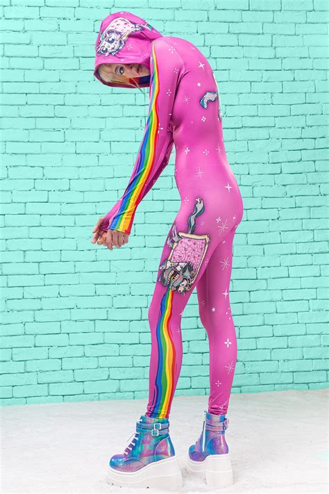 Nyan Cat Costume Adult Catwoman Costume Burning Man Costume | Etsy