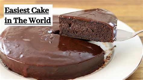 3-Ingredient Chocolate Cake Recipe - The Cooking Foodie