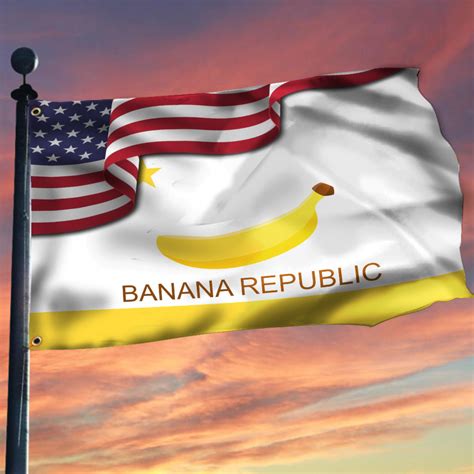 Banana Republic Flag And American Flag Banana United States USA Decora ...