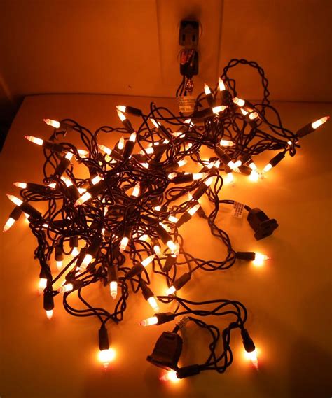 Pin on 100 Mini Halloween Candy Corn String Lights 2 sets of 50 ea Bulbs Yellow Orange