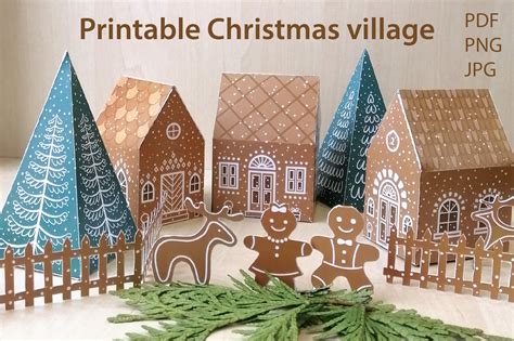 Papercraft Christmas Village Templates – NBKomputer