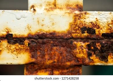 Cross Rusty Metal Fence Texture Background Stock Photo 1271428258 | Shutterstock