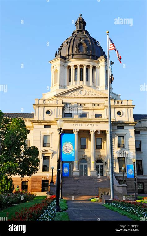 South Dakota State Capitol Building Complex Stock Photo - Alamy