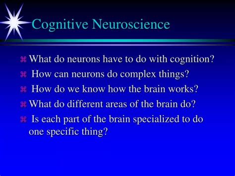 PPT - Cognitive Neuroscience PowerPoint Presentation, free download ...