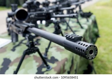 Different Types Machine Guns Stock Photo 1095658439 | Shutterstock