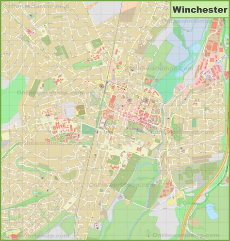 Winchester Street Map