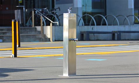 Stainless Steel Drinking Fountain - Tilley Street & Park Furniture