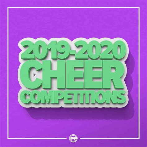 2019-2020 Cheer Competitions USASF Sanctioned and Non-Sanctioned