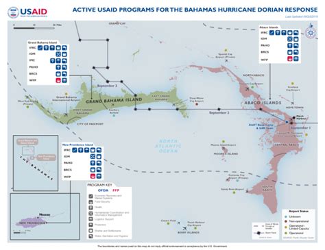 Hurricane Dorian's Path across The Bahamas (Last Updated 09/20/2019) - Bahamas | ReliefWeb