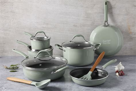 The Cravings by Chrissy Teigen 12 pc. Nonstick Aluminum Cookware Set ...