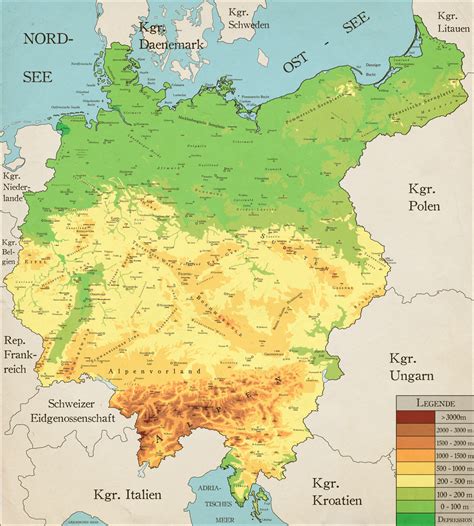 Greater Germany Topgrahical Map (Complete) by Robeatnix on DeviantArt